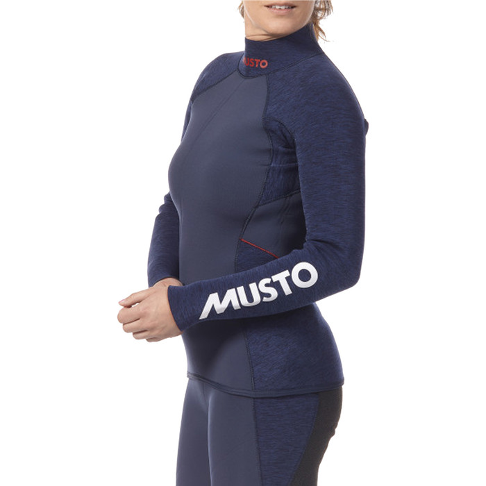 Camiseta De Manga Larga 2024 Musto Flexlite Alumin 3.0 Para Mujer 82083 - Medianoche Marga